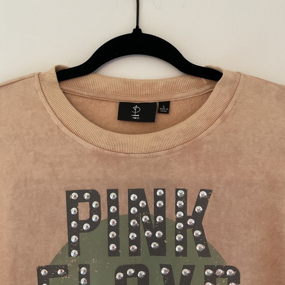Pink Floyd Tan Crew Neck Sweater - Picture 2 of 5